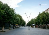 Fußgängerzone bei Korça