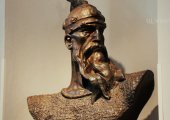 Denkmal von Skanderbeg in das Museum